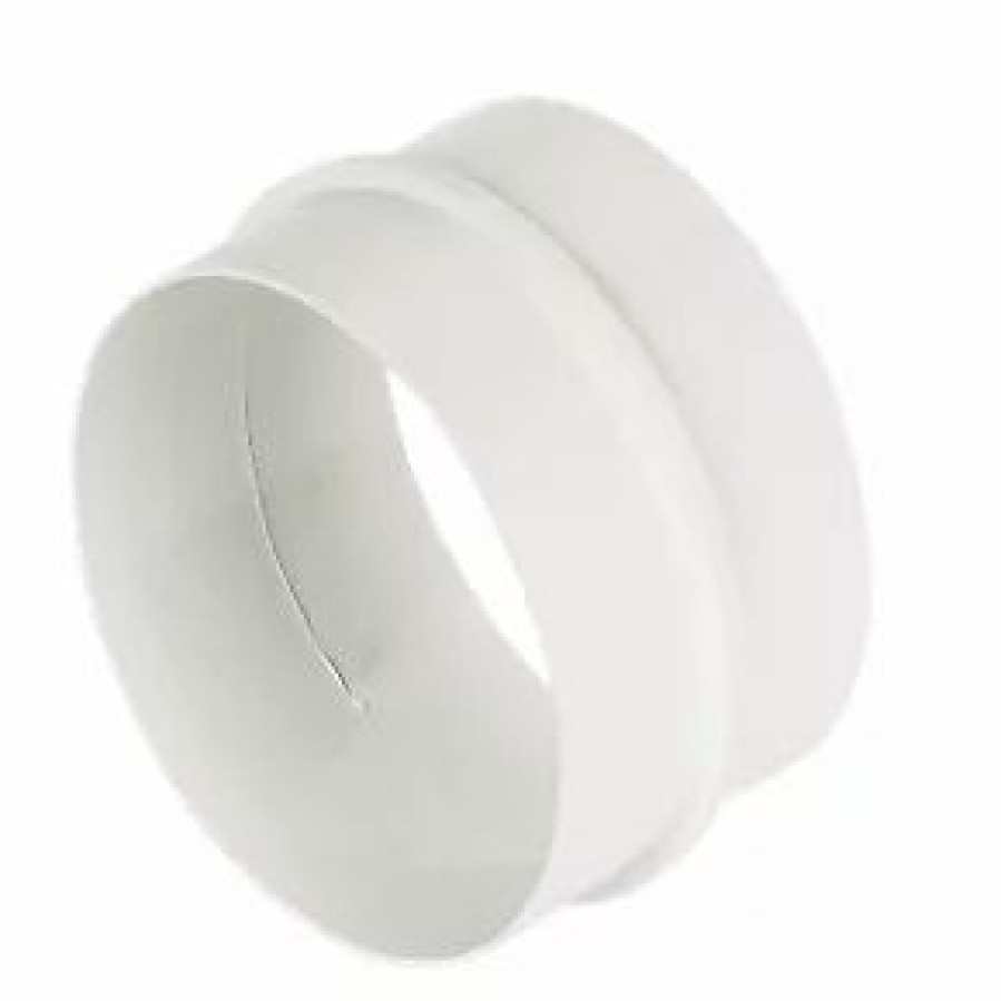 Ducting * | Manrose Round Pipe Connector White 100Mm