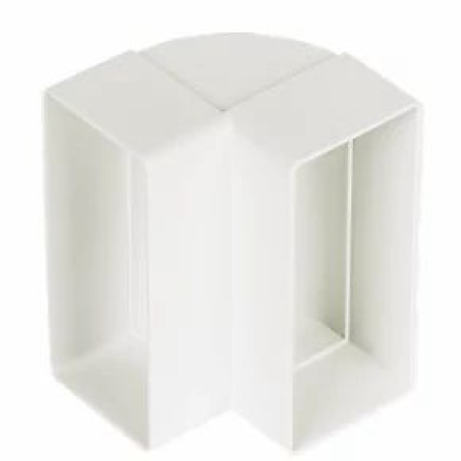 Ducting * | Manrose Rectangular 90 Vertical Bend White 100Mm