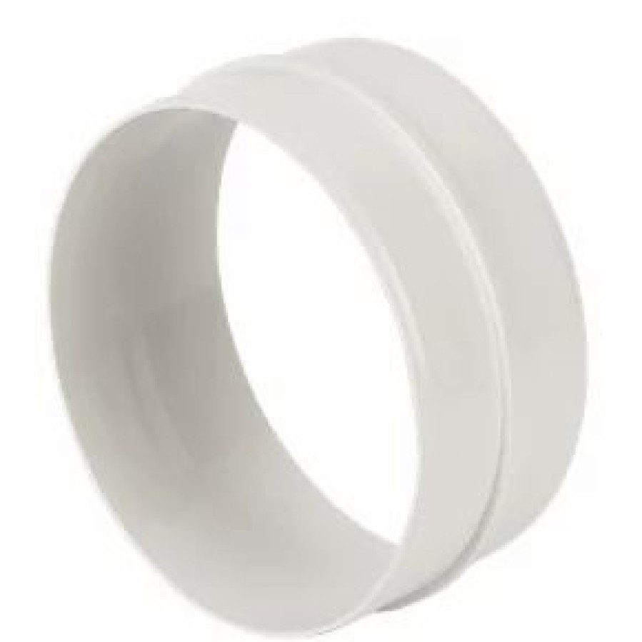 Ducting * | Manrose Round Pipe Connector White 125Mm