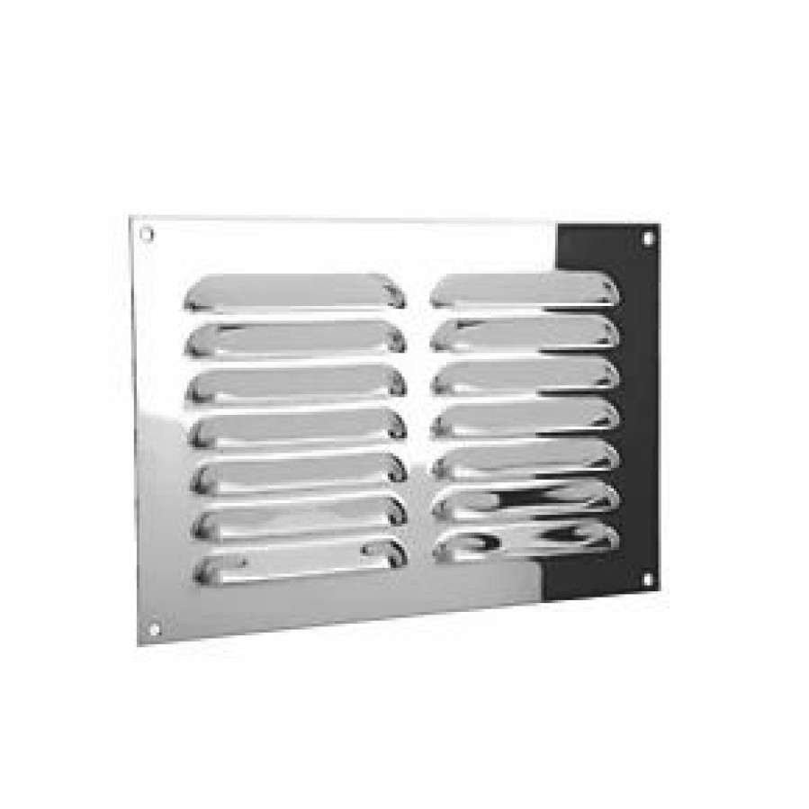 Air Vents * | Xpelair Gas Louvre Vent Stainless Steel 189 X 126Mm