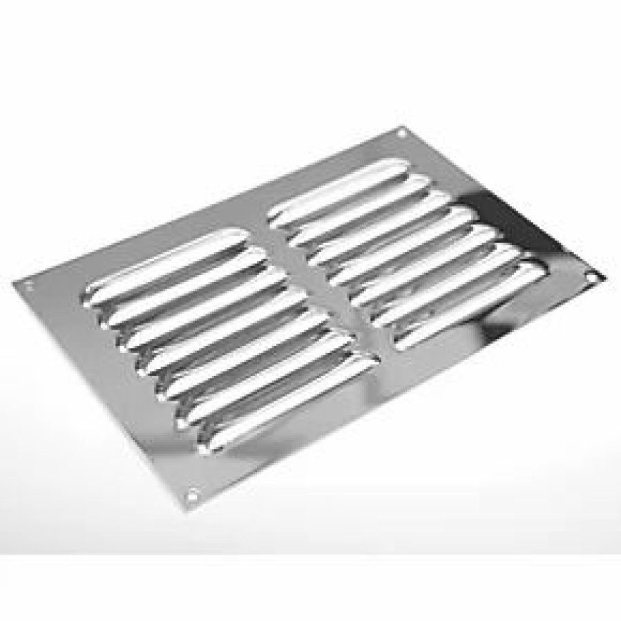 Air Vents * | Xpelair Gas Louvre Vent Stainless Steel 189 X 126Mm