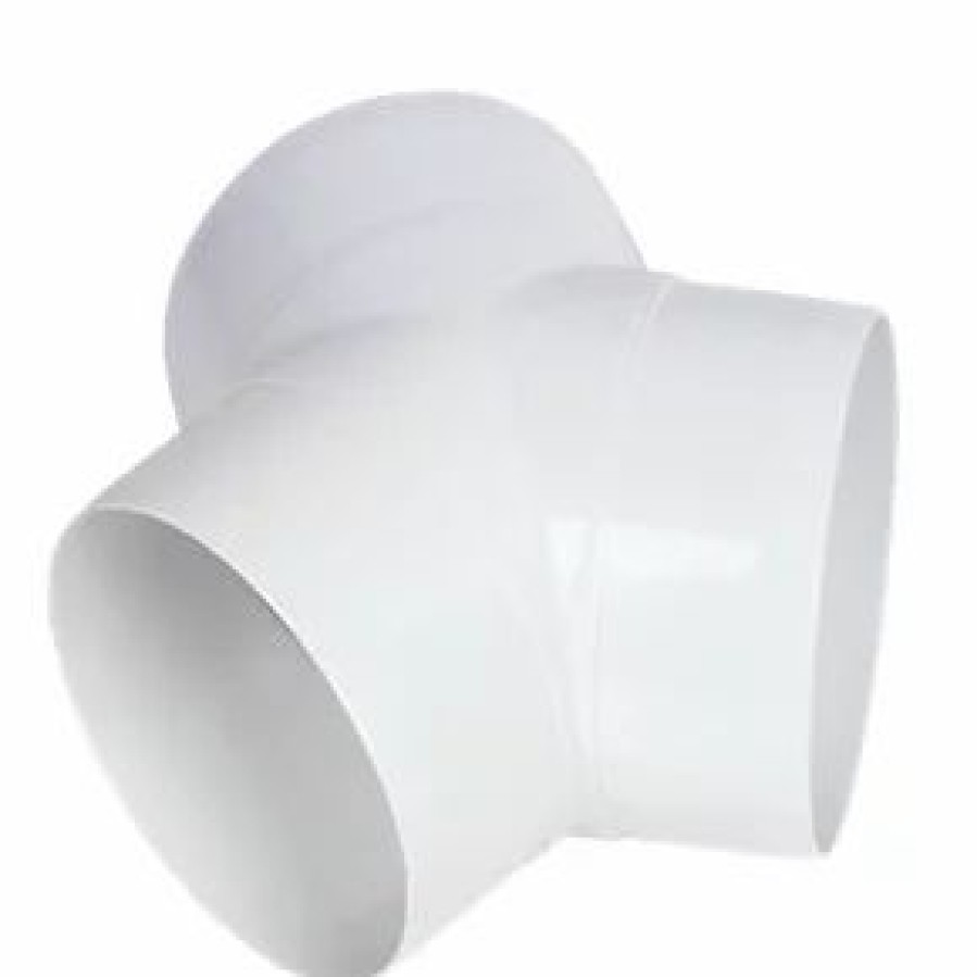 Ducting * | Manrose Circular Y Piece Connector White 100Mm