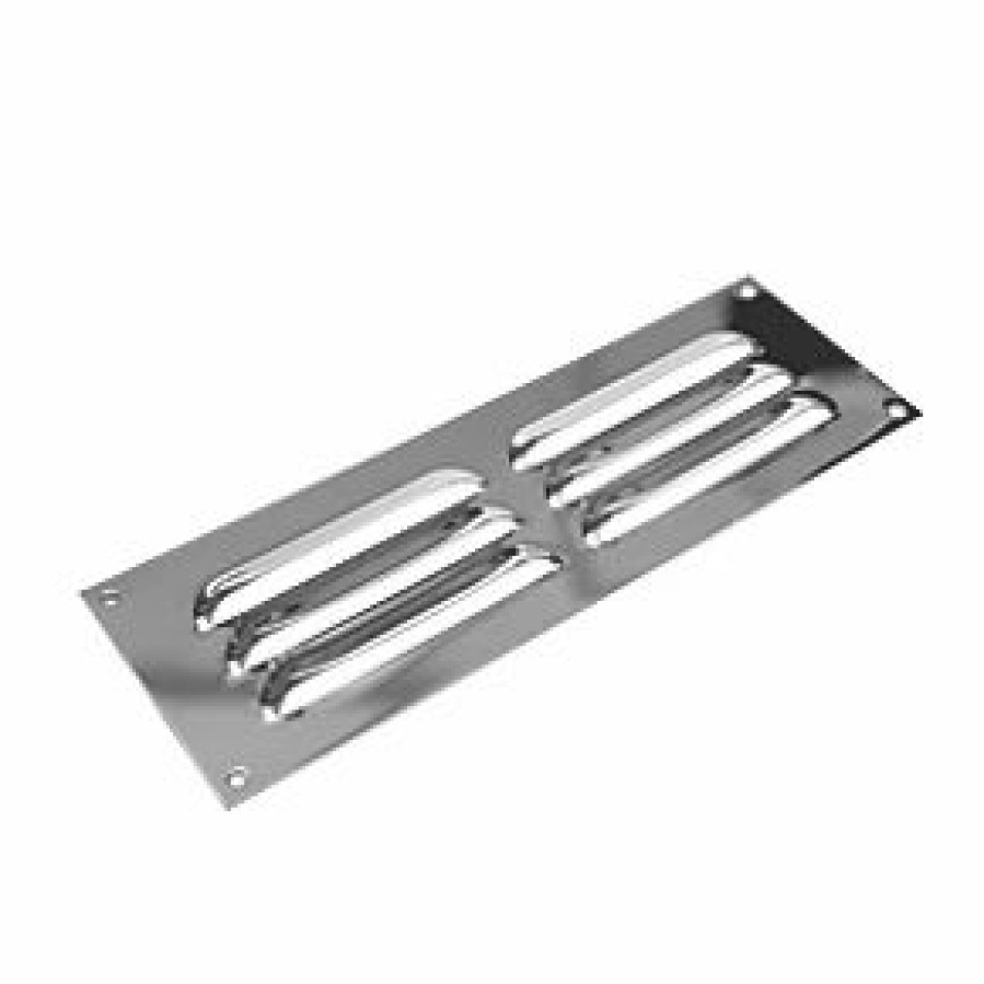 Air Vents * | Xpelair Gas Louvre Vent Stainless Steel 189 X 50Mm