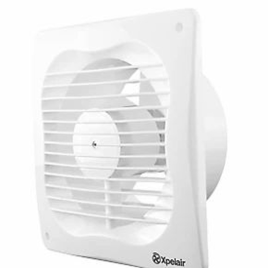 Bathroom Extractor Fans * | Xpelair Vx100T Slim 100Mm Axial Bathroom Extractor Fan With Timer White 220-240V