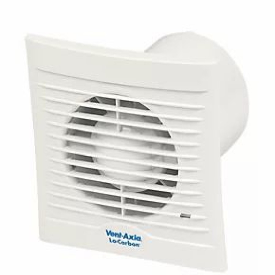 Bathroom Extractor Fans * | Vent-Axia 441624 100Mm Axial Bathroom Extractor Fan White 230V