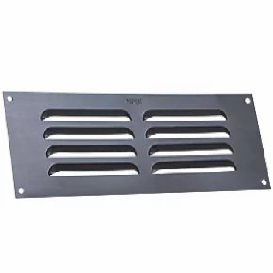 Air Vents * | Map Vent Fixed Louvre Vent Matt-Anthracite 229 X 76Mm