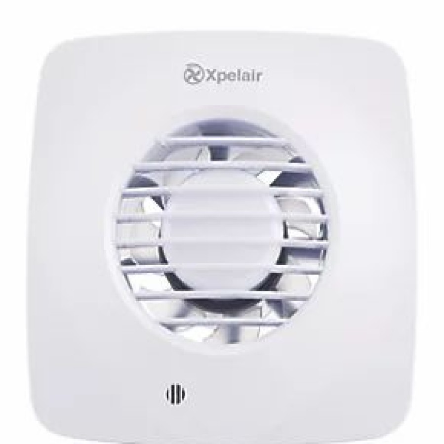 Bathroom Extractor Fans * | Xpelair Dx100Ts 100Mm Axial Bathroom Extractor Fan With Timer White 220-240V