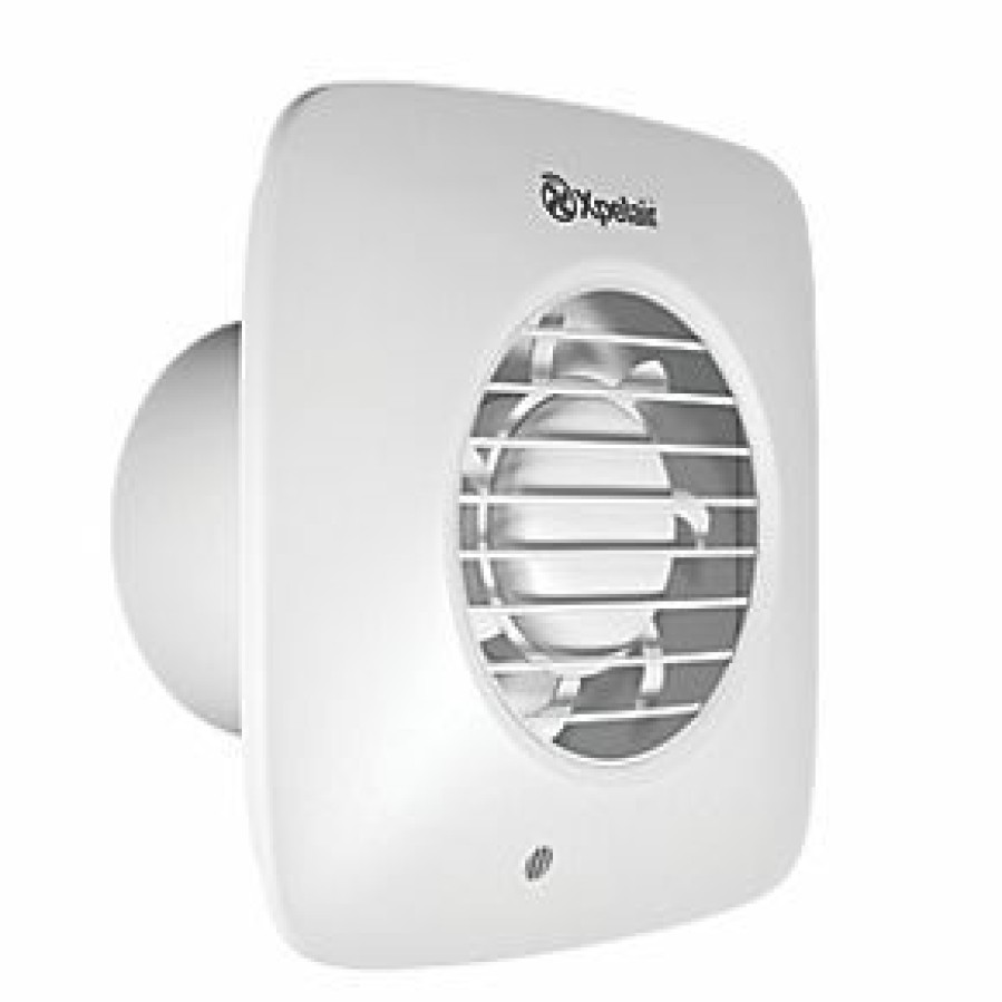 Bathroom Extractor Fans * | Xpelair Lv100Ts 100Mm Axial Bathroom Extractor Fan With Timer White 220-240V