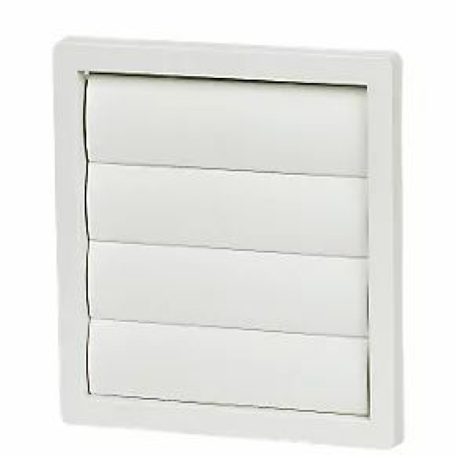 Air Vents * | Manrose Flap Vent White 125 X 125Mm