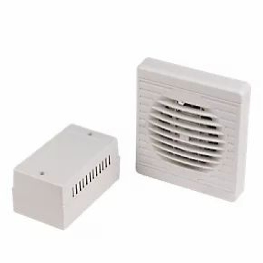 Bathroom Extractor Fans * | Manrose Xf100Lvt/Sc 100Mm Axial Bathroom Extractor Fan With Timer White 240V