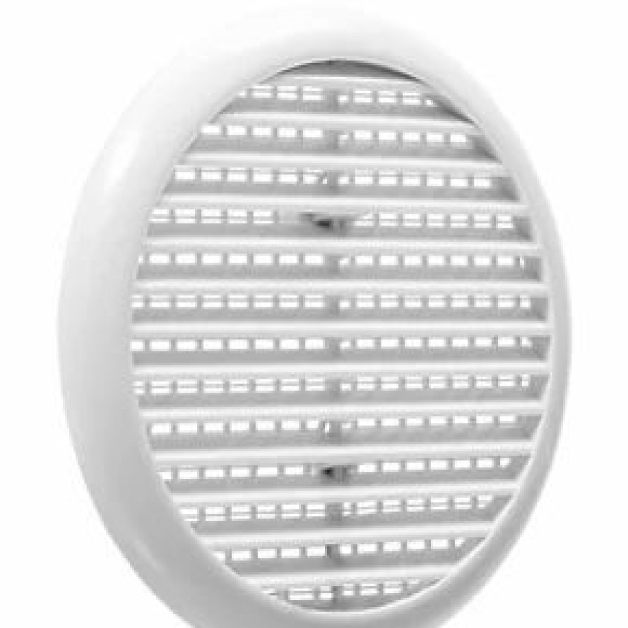 Air Vents * | Map Vent Fixed Louvre Vent With Flyscreen White 145 X 145Mm