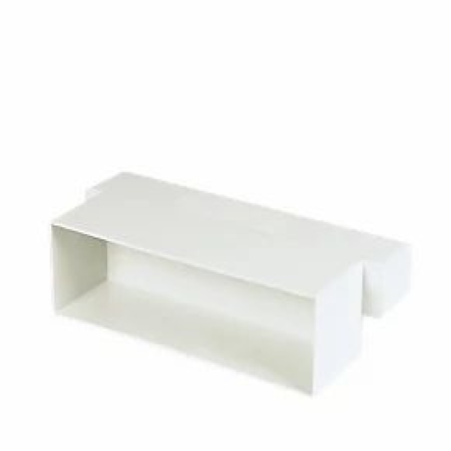 Ducting * | Manrose Flat Channel Airbrick Adaptor White 225Mm