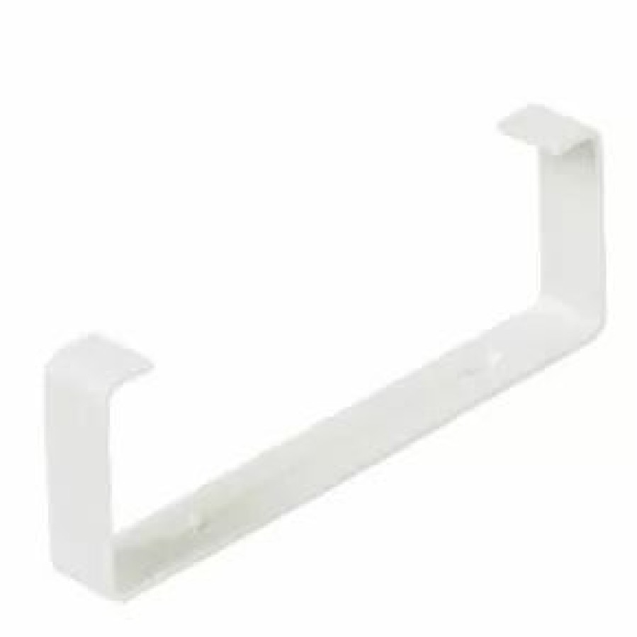 Ducting * | Manrose Rectangular Flat Channel Clip White 204Mm 2 Pack