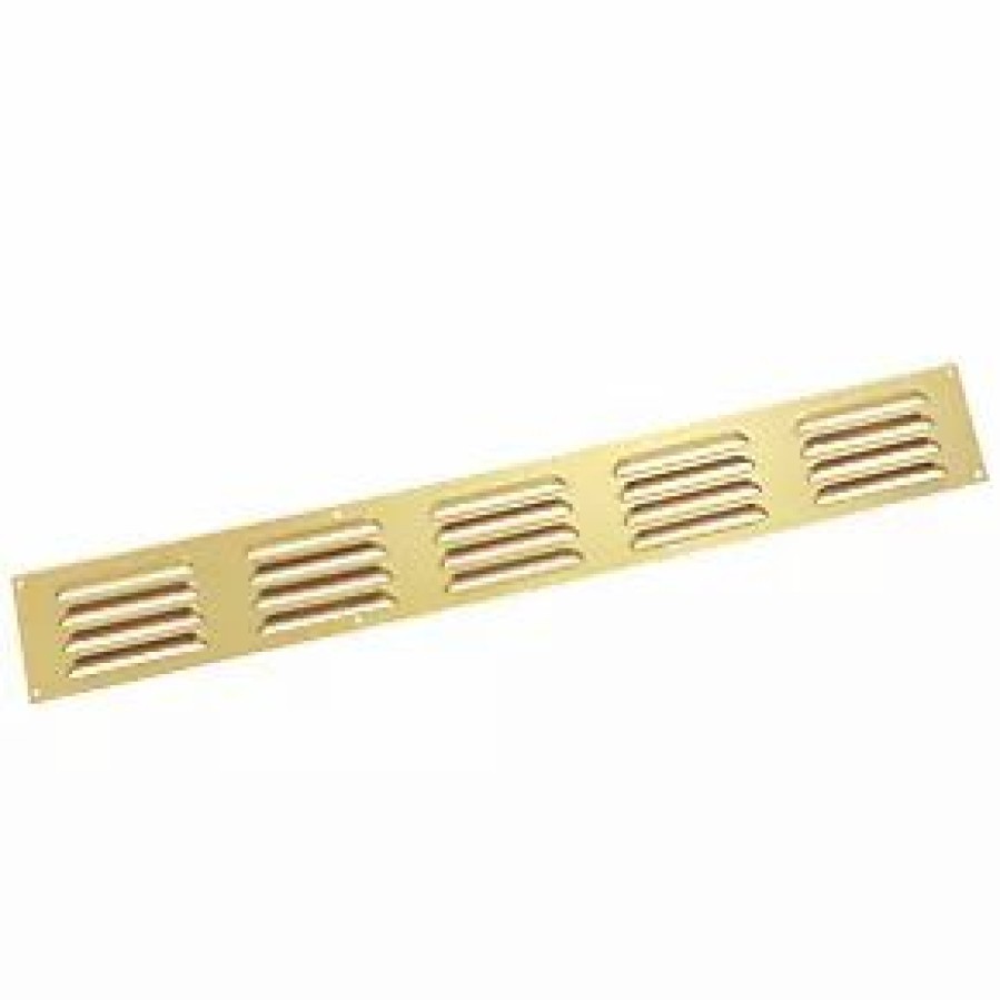 Air Vents * | Map Vent Fixed Louvre Vent Gold 466 X 51Mm