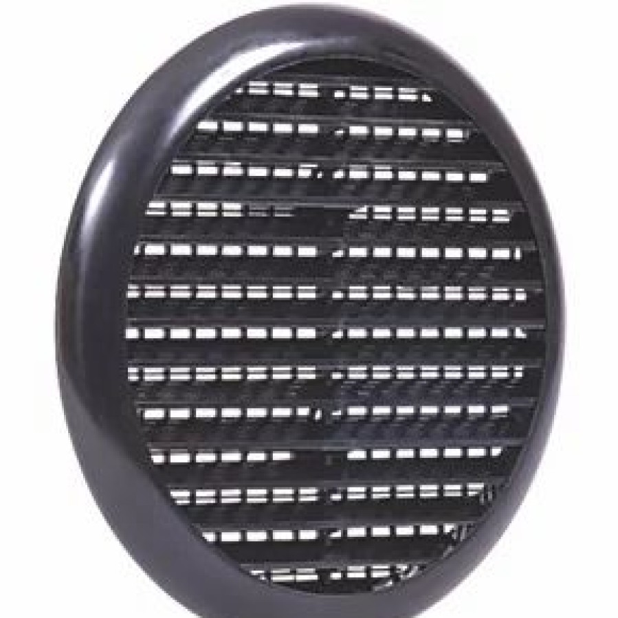 Air Vents * | Map Vent Fixed Louvre Vent With Flyscreen Black 145 X 145Mm