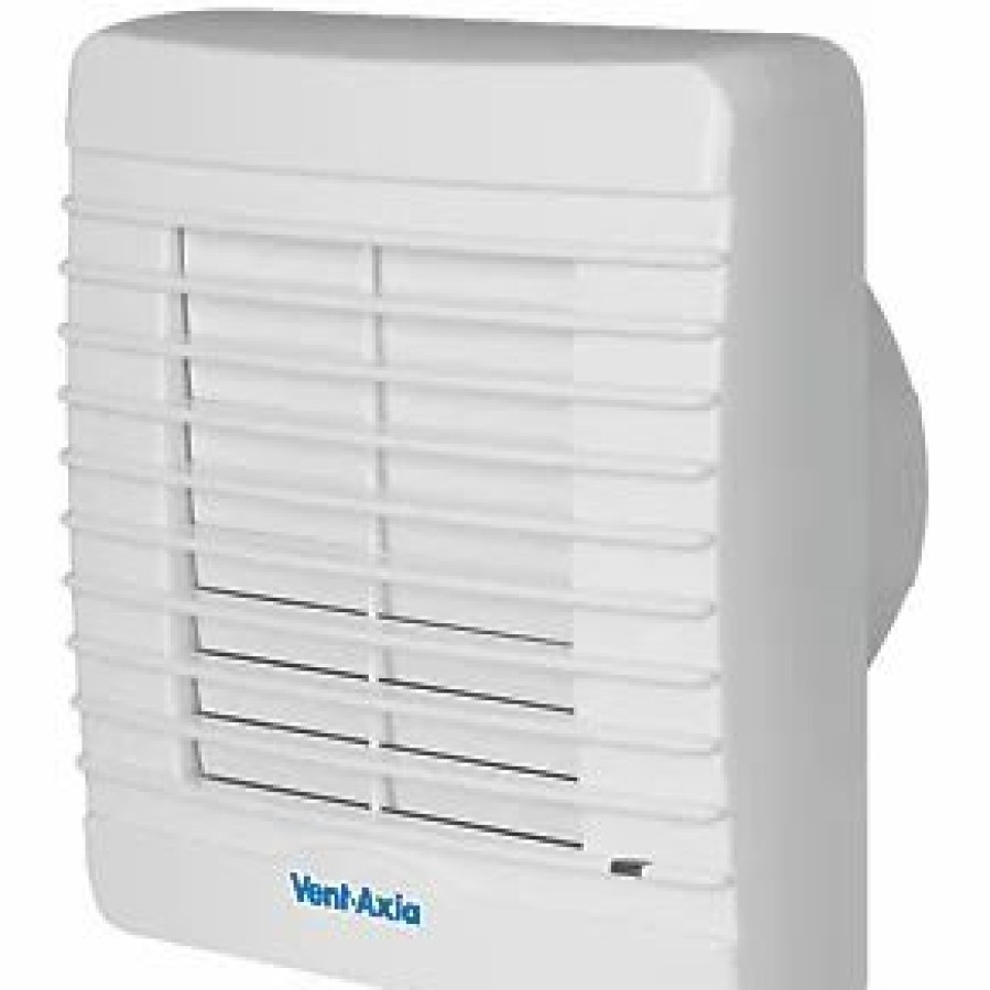 Bathroom Extractor Fans * | Vent-Axia 251510 100Mm Axial Bathroom Extractor Fan With Humidistat & Timer White 240V